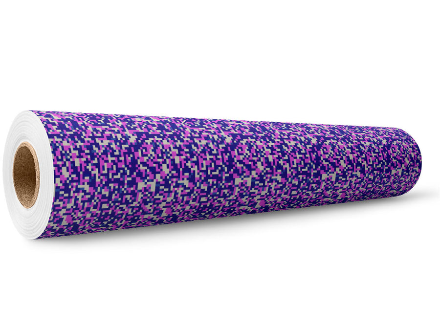 Turning Violet Pixel Wrap Film Wholesale Roll~Rwraps Series 914 Digitally Printed Vinyl Roll~5