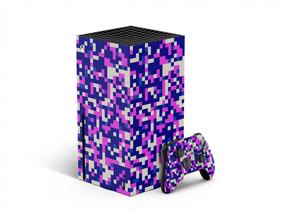 turning violet pixel XBOX DIY Decal