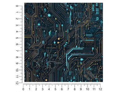 Turquoise Terabyte Technology Vehicle Wrap Scale~Rwraps Series 914 Turquoise Terabyte Technology Measurements~2