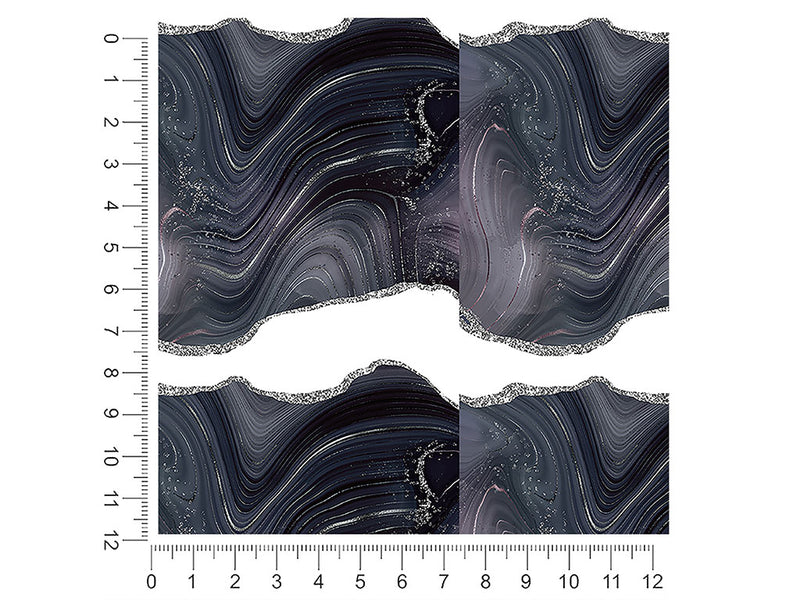 turritella fossil gemstone films 1ft x 1ft Craft Sheets