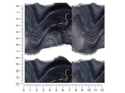 turritella fossil gemstone films 1ft x 1ft Craft Sheets