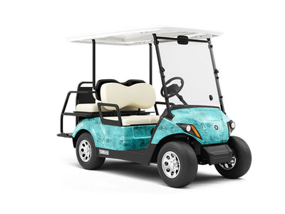 Tutankhamun Mask Gemstone Wrapped Golf Cart
