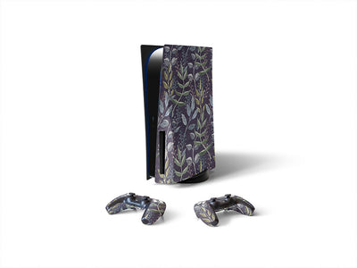 twilight brush floral Sony PS5 DIY Skin