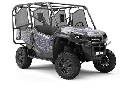 Twilight Brush Floral Utility Vehicle Vinyl Wrap