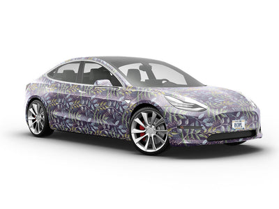 Twilight Brush Floral Vehicle Vinyl Wrap