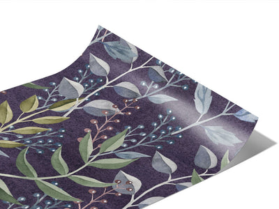Twilight Brush Floral Vinyl Wraps~Rwraps Series 914 Digitally Printed Vinyl Wrap~0