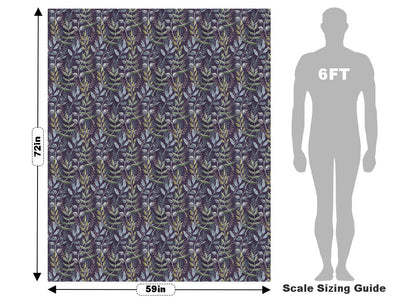 Twilight Brush Floral Vehicle Wrap Scale~Rwraps Series 914 Twilight Brush Floral Measurements~1