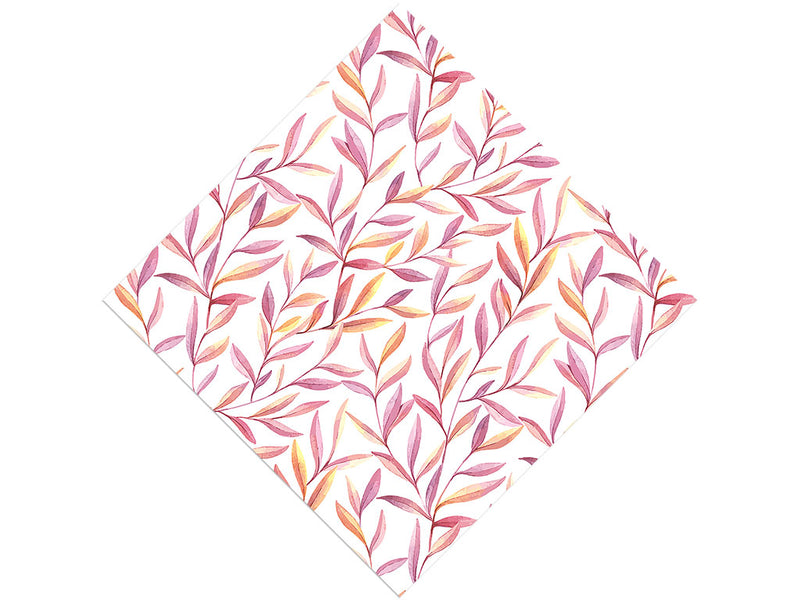 Twilight Leaves Floral Vinyl Wrap Pattern