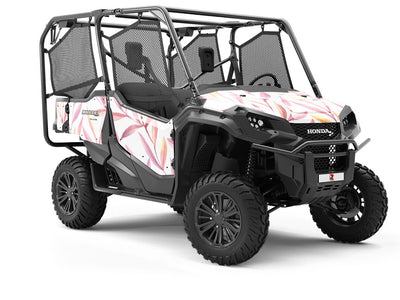 Twilight Leaves Floral Utility Vehicle Vinyl Wrap