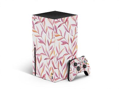 twilight leaves floral XBOX DIY Decal
