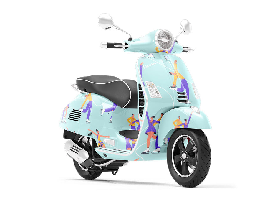 Twin Figures Sport Vespa Scooter Wrap Film