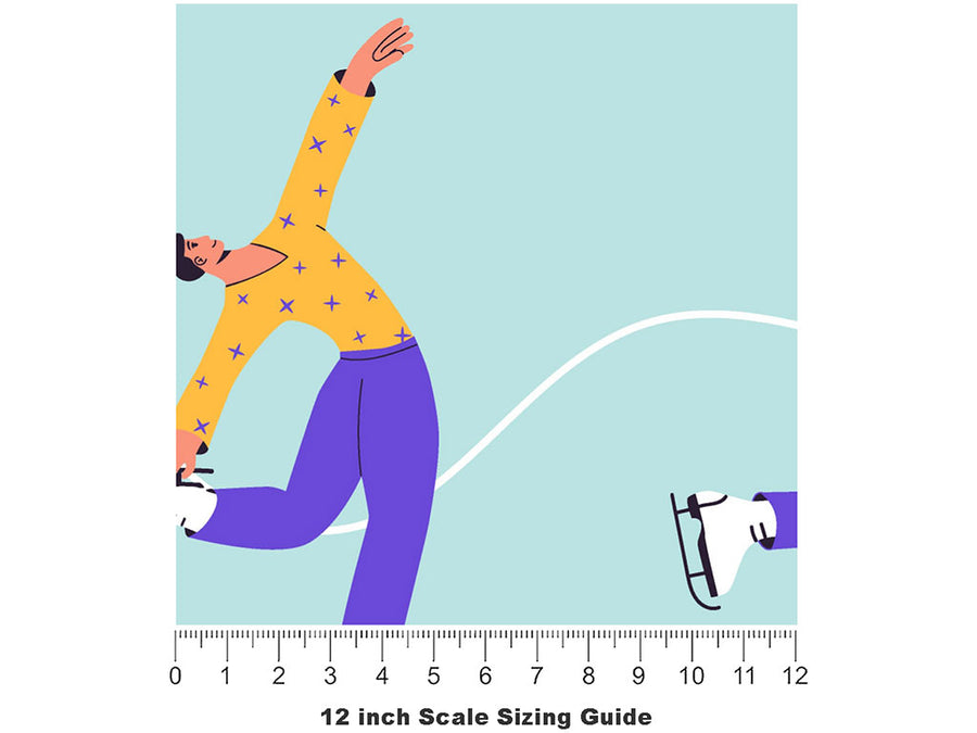 Twin Figures Sport Vinyl Film Pattern Size 12 inch Scale~Rwraps Twin Figures Sport Sizing Chart~2