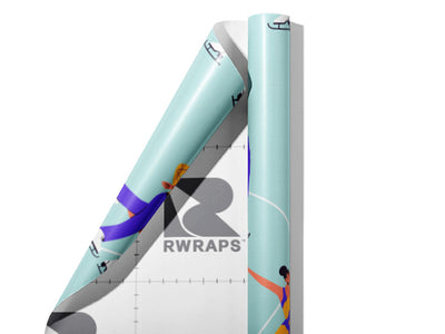 Twin Figures Sport Wrap Film Sheets~Rwraps Series 914 Twin Figures Sport Scrolled Sheet~3