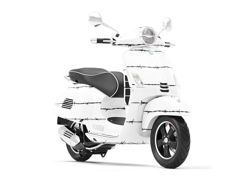 Twisted Burneli Barbed Wire Vespa Scooter Wrap Film