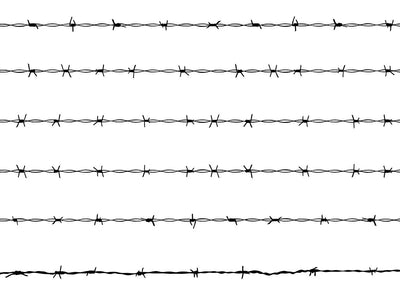 Twisted Burneli Barbed Wire Vinyl Wrap Pattern~Rwraps Series 914 Digitally Printed Vinyl Wrap~0