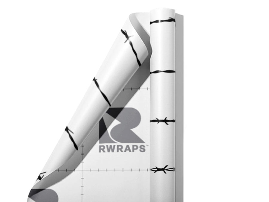 Twisted Burneli Barbed Wire Wrap Film Sheets~Rwraps Series 914 Twisted Burneli Barbed Wire Scrolled Sheet~3
