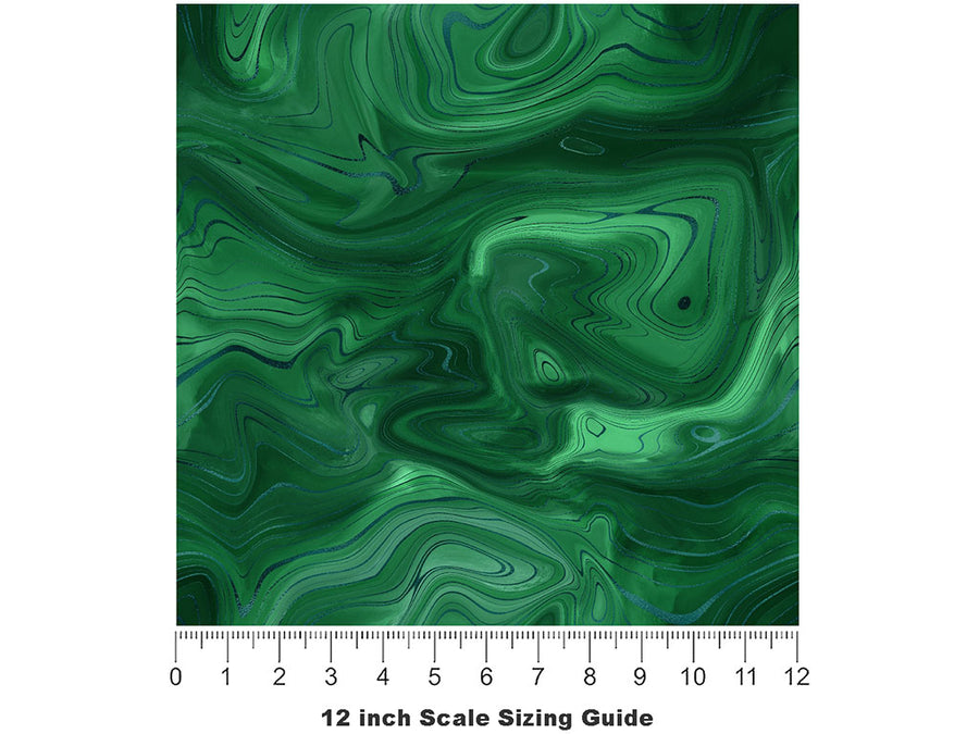 Twisted Envy Gemstone Vinyl Film Pattern Size 12 inch Scale~Rwraps Twisted Envy Gemstone Sizing Chart~2