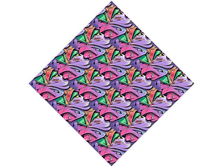 Twisted Sister Graffiti Vinyl Wrap Pattern