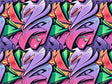Twisted Sister Graffiti Vinyl Wrap Pattern~Rwraps Series 914 Digitally Printed Vinyl Wrap~0