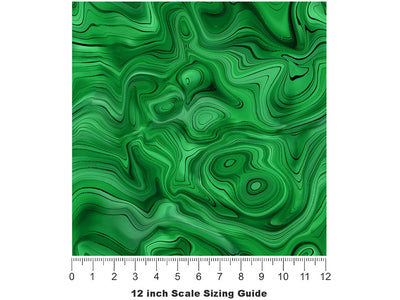 Twisted Vines Gemstone Vinyl Film Pattern Size 12 inch Scale~Rwraps Twisted Vines Gemstone Sizing Chart~2