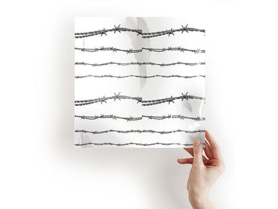twisted watkins barbed wire Craft Sheets