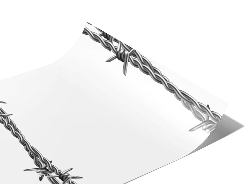 Twisted Watkins Barbed Wire Vinyl Wraps~Rwraps Series 914 Digitally Printed Vinyl Wrap~0