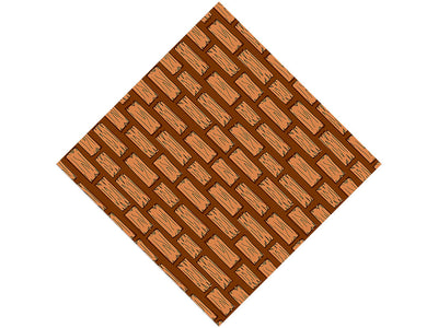 Two By Four Wooden Parquet Vinyl Wrap Pattern
