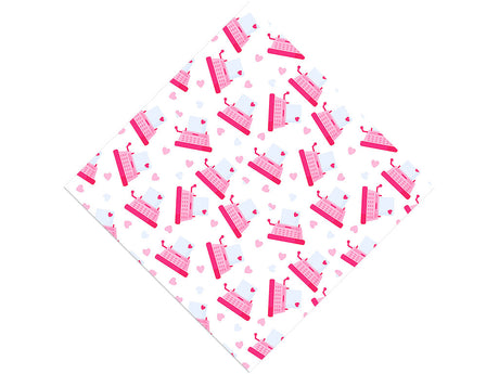 Typewriter Love Hobby Vinyl Wrap Pattern