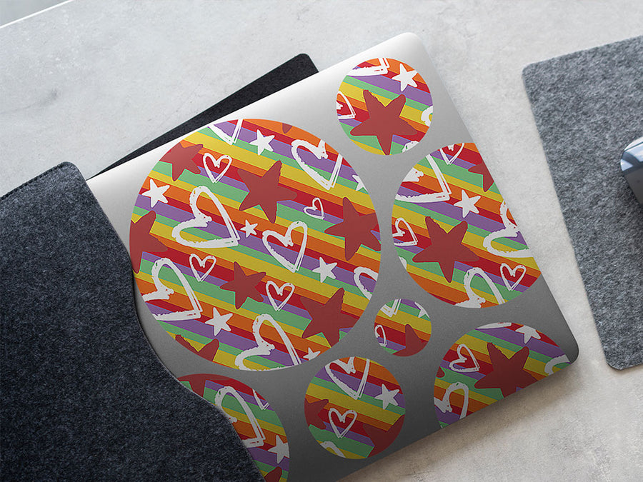 ultimate rapture heart DIY Laptop Stickers