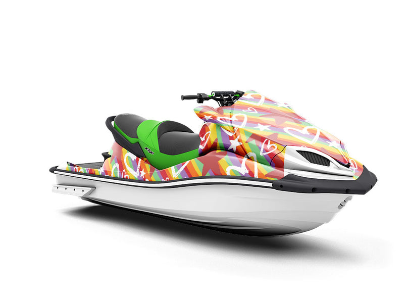 Ultimate Rapture Heart Jet Ski Vinyl Customized Wrap