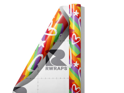Ultimate Rapture Heart Wrap Film Sheets~Rwraps Series 914 Ultimate Rapture Heart Scrolled Sheet~3