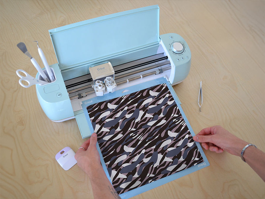 ultra mystery abstract geometric Cricut Compatible Vinyl