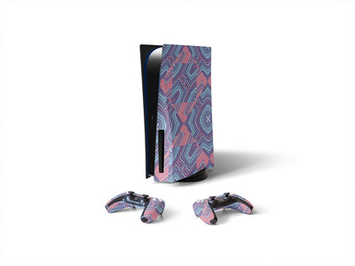 ultra violet mosaic Sony PS5 DIY Skin