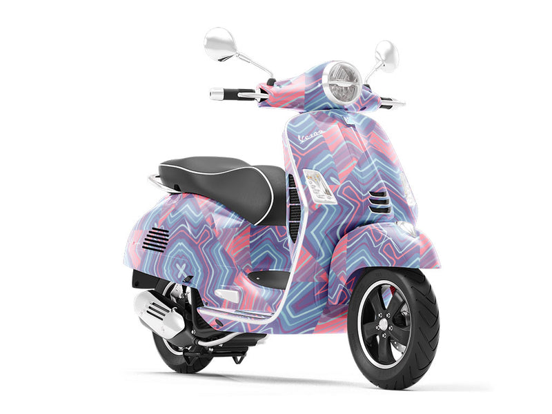 Ultra Violet Mosaic Vespa Scooter Wrap Film