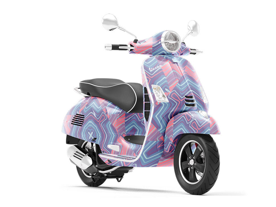 Ultra Violet Mosaic Vespa Scooter Wrap Film