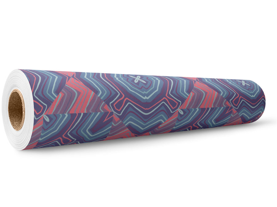 Ultra Violet Mosaic Wrap Film Wholesale Roll~Rwraps Series 914 Digitally Printed Vinyl Roll~5