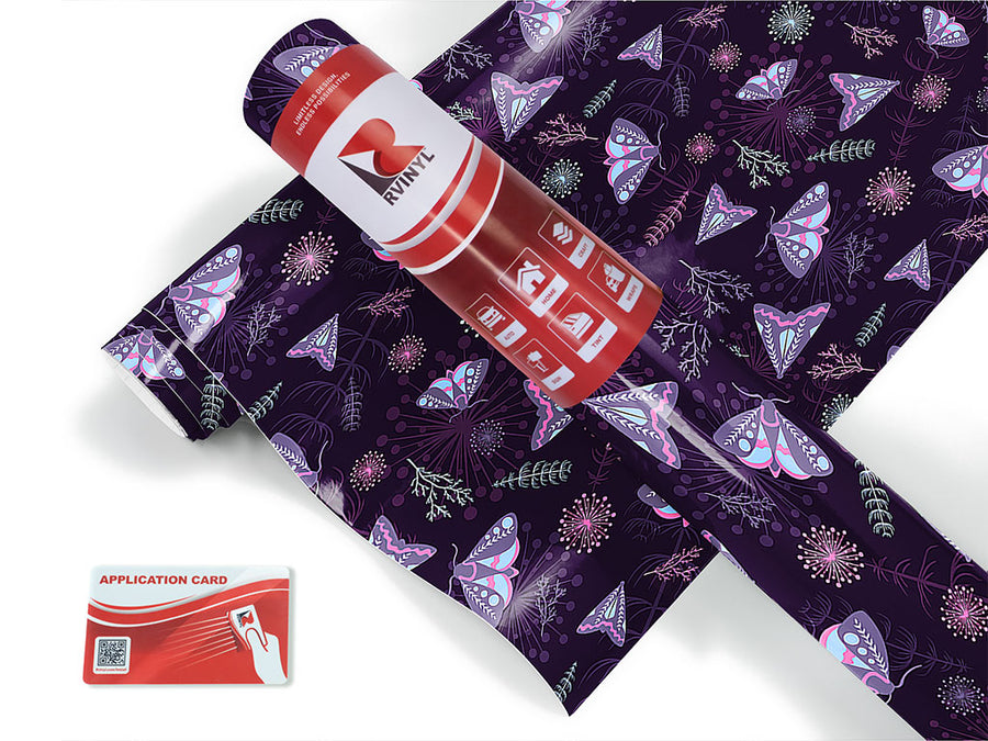ultraviolet fantasy bug Craft Vinyl Roll