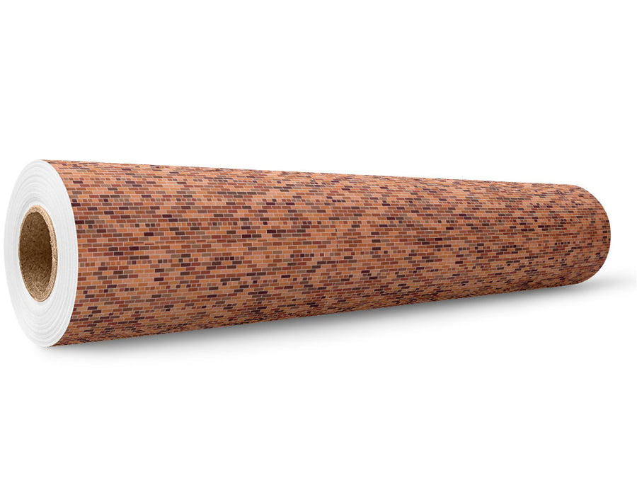 Umber  Brick Wrap Film Wholesale Roll~Rwraps Series 914 Digitally Printed Vinyl Roll~5