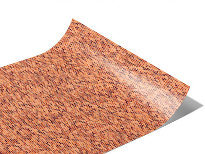 Umber  Brick Vinyl Wraps~Rwraps Series 914 Digitally Printed Vinyl Wrap~1