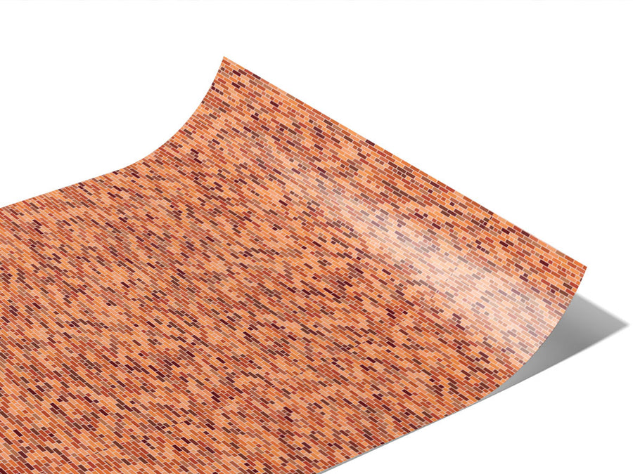 Umber  Brick Vinyl Wraps~Rwraps Series 914 Digitally Printed Vinyl Wrap~1