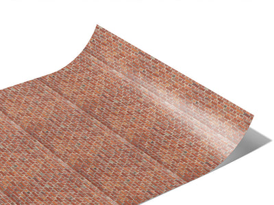 Umber  Brick Vinyl Wraps~Rwraps Series 914 Digitally Printed Vinyl Wrap~1