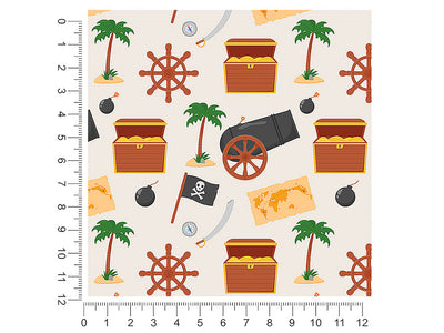 uncharted isle pirate 1ft x 1ft Craft Sheets