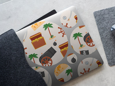 uncharted isle pirate DIY Laptop Stickers
