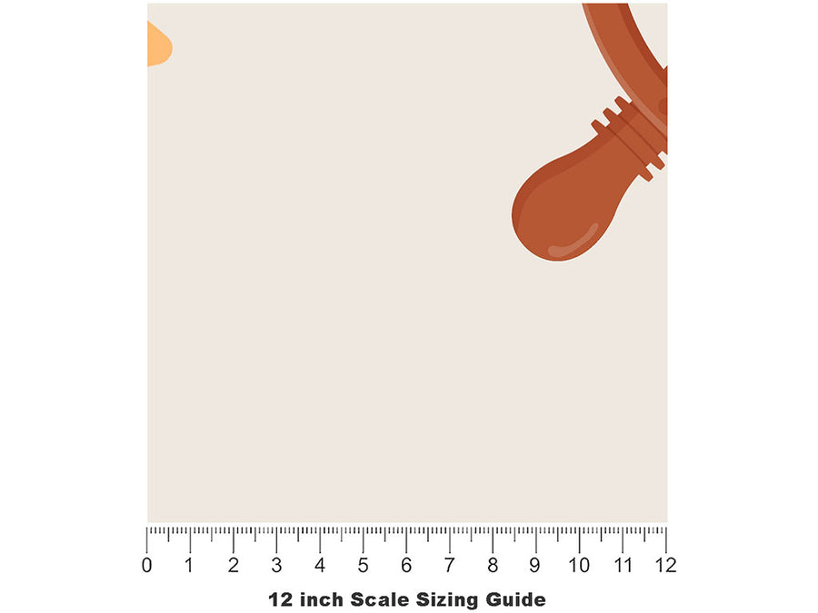 Uncharted Isle Pirate Vinyl Film Pattern Size 12 inch Scale~Rwraps Uncharted Isle Pirate Sizing Chart~2