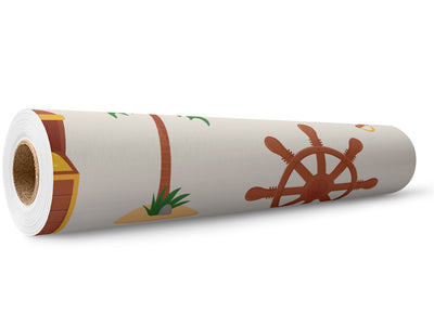 Uncharted Isle Pirate Wrap Film Wholesale Roll~Rwraps Series 914 Digitally Printed Vinyl Roll~5
