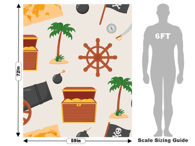 Uncharted Isle Pirate Vehicle Wrap Scale~Rwraps Series 914 Uncharted Isle Pirate Measurements~1