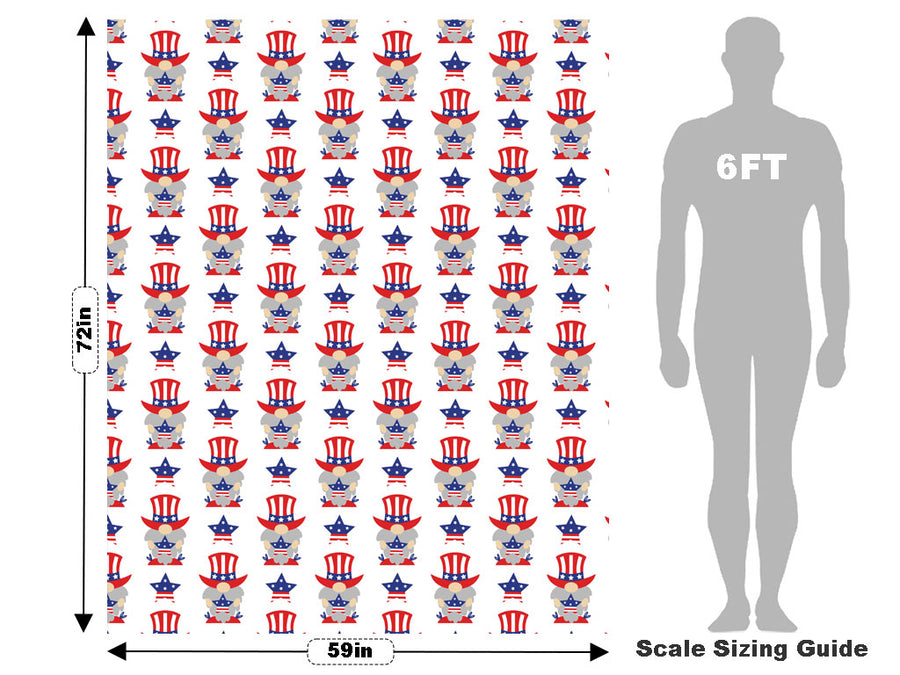 Uncle Sam Americana Vehicle Wrap Scale~Rwraps Series 914 Uncle Sam Americana Measurements~2