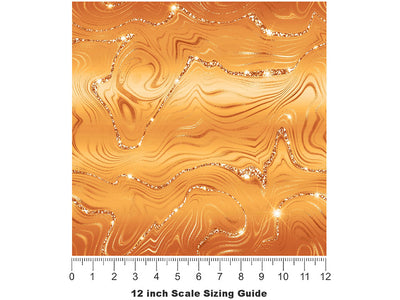 Uncut Lindsay Gemstone Vinyl Film Pattern Size 12 inch Scale~Rwraps Uncut Lindsay Gemstone Sizing Chart~2