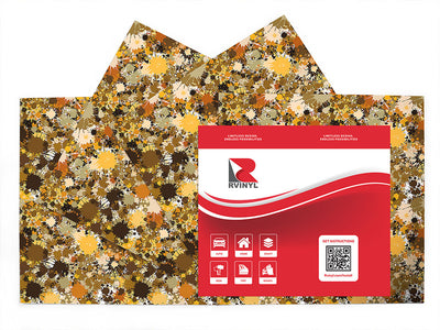 under attack paint splatter Craft Vinyl Sheet Pack