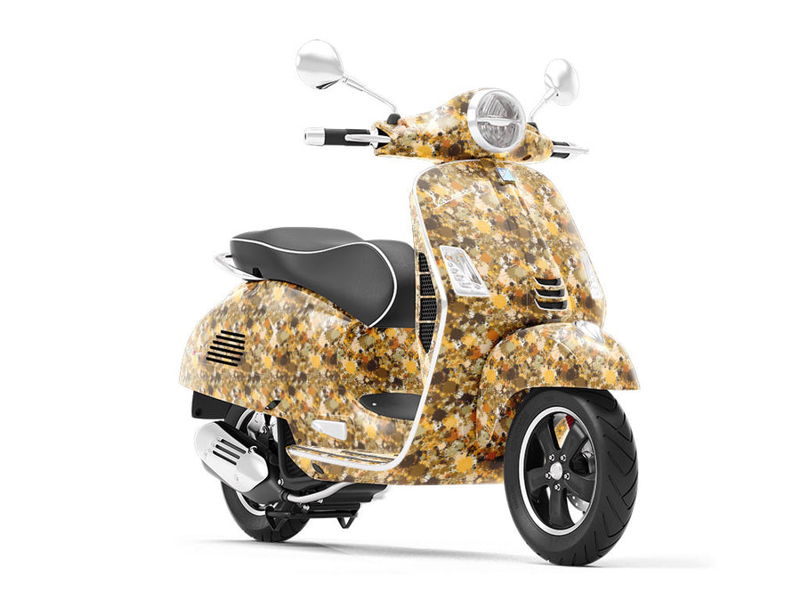 Under Attack Paint Splatter Vespa Scooter Wrap Film